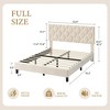 Twin Bed Frame, Twin Size Upholstered Bed Frame, Twin Size Heavy-Duty Platform Bed Frame - 2 of 4