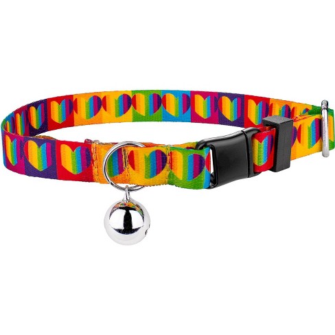 Country Brook Petz Rainbow Hearts Cat Collar Target