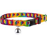 Country Brook Petz Rainbow Hearts Cat Collar