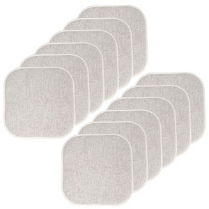 Alexis Memory Foam No Slip Back 16" x 16" Chair Pad Cushion by Sweet Home Collection® - 1 of 4