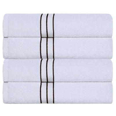 Cotton Plush Soft Highly-absorbent Heavyweight Luxury Face Towel Washcloth  Set Of 12, Hot Chocolate Brown - Blue Nile Mills : Target