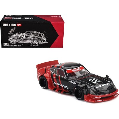 Nissan Fairlady Z Kaido GT RHD "Advan" Black and Red Livery "Kaido House" Special 1/64 Diecast Model Car by Mini GT