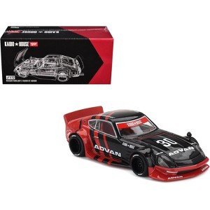 Nissan Fairlady Z Kaido GT RHD "Advan" Black and Red Livery "Kaido House" Special 1/64 Diecast Model Car by Mini GT - 1 of 4