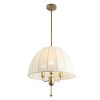 Silvie 3 Light 20" Height Adjustable Pendant - PND4220 - Cream/Gold - Safavieh - 2 of 4