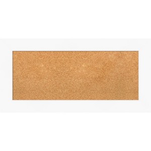 Amanti Art Cabinet White Framed Corkboard, Natural Cork - 1 of 4