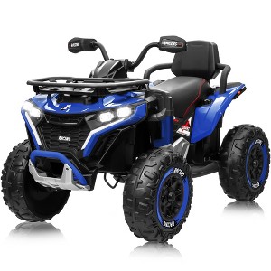 JOYRACER 24V 7Ah Kids Ride-On ATV Quad with Bluetooth, Music, USB & MP3 Port, Electric 4-Wheeler Toys Cars for Outdoor Adventure - 1 of 4