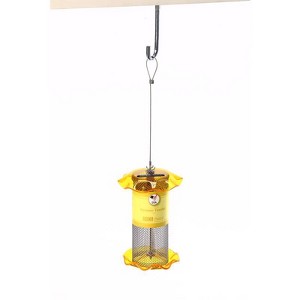 Birds Choice Bird Feeder, Finch, 1 qt Acrylic/Stainless Steel Tube Mesh, Yellow - 1 of 1