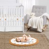 Sweet Jojo Designs Boy or Girl Gender Neutral Unisex Baby Tummy Time Playmat Boho Sun White and Orange - 2 of 4
