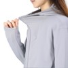 Women's UPF 50+ Sun Protection Beach Cover Up Long Zip Up Hoodie Lightweiht Long Sleeve Sun Shirt for Women with Thumb Hole - image 4 of 4