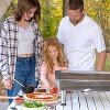 Deco Chef Outdoor Gas Pizza Oven, Portable Design, Self-Rotating Baking Stone, Stainless - 4 of 4