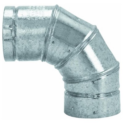 Selkirk Type B Gas Vent with 3-Inch Diameter and 45-60 Degree Adjustable Elbow, Durable Aluminum Inner Liner and Galvanized Steel Outer Wall, 103230