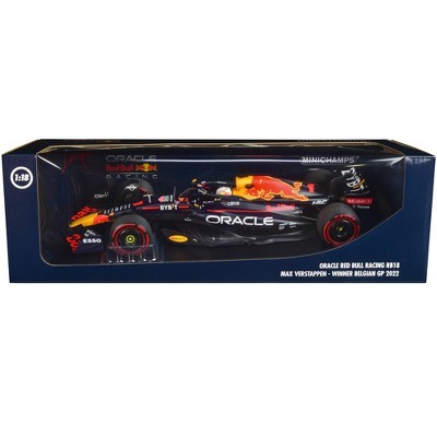 Red Bull Racing RB18 #1 "Oracle" Winner F1 "Belgian GP" (2022) w/Driver Ltd Ed to 420 pcs 1/18 Diecast Model Car by Minichamps