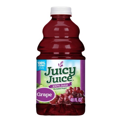 Juicy Juice Grape 100% Juice - 48 Fl Oz Bottle : Target