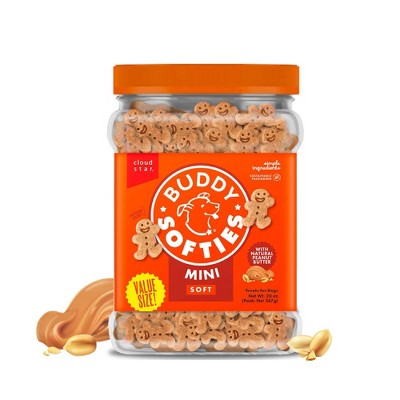 Buddy Biscuits Peanut Butter Flavor Soft and Chewy Dog Treats - 1.25lbs