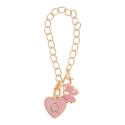 Unique Bargains Butterfly Heart Cup Chain Charm Water Cup Pendant 1 Pc
