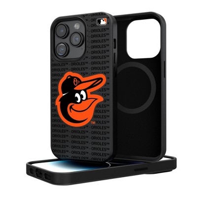 Keyscaper MLB American League Teams Text Backdrop MagSafe Compatible Cell Phone Case for Apple iPhone