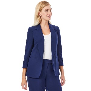 Jones New York Notch Collar Rolled Cuff Blazer - 1 of 3