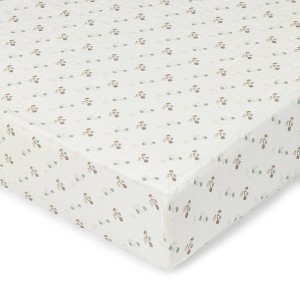 Crane Baby Organic Cotton Fitted Crib Sheet - 1 of 4