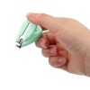 Unique Bargains Children Portable Nail Clippers Set Toenail Clippers 3.11"x2.24"x0.39" Green 1 Set - 2 of 4