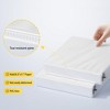 Itopfox 3 Ring Binder Bulk Pack, Clear View Binder for Office & School Supplies, PVC-Free & Non-Stick, White, 12 Pack - 3 of 4