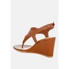 Wami Real Leather Wedge Sandals Women - 3 of 4