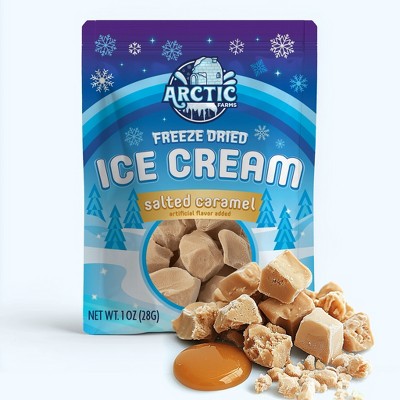 Arctic Farms Freeze Dried Ice Cream That Does Not Melt (Bits) (Salted Caramel)