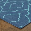 Oriental Weavers Meridian 7541B Navy/ Blue Indoor/Outdoor Area Rug - 3'7" x 5'6" - 3 of 4