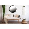 24" Metal/Wood Wall Mirror with Shelf Black - 3R Studios: No Assembly, Modern Decor - 3 of 4