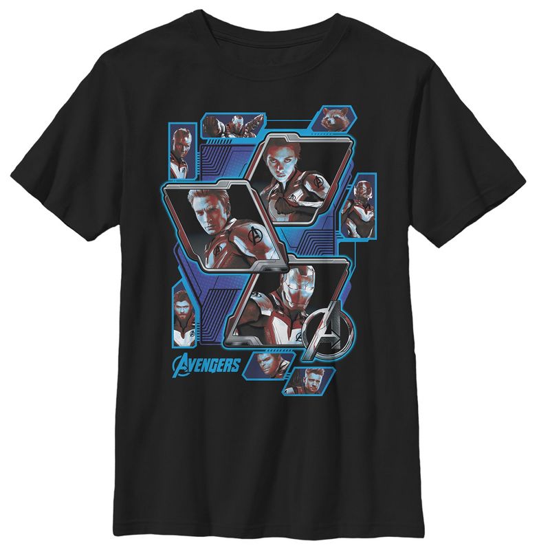 Boy's Marvel Avengers: Endgame Hero Tech Panels T-Shirt, 1 of 5