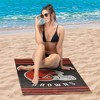 Cleveland Browns NFL Stripes Beach Towel 30 x 60 inches - 2 of 4