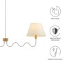 Modway Sunlit Squiggle 2 Arm Pendant Light - 2 of 4