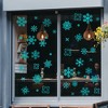 Unique Bargains Christmas Decorations Snowflakes Static Stickers for Windows Home Christmas Party 9Pcs - 4 of 4