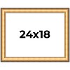 PosterPalooza | Traditional Gold Picture Frame - UV Acrylic, Backing Board, Hanging Hardware Included - 2 of 4