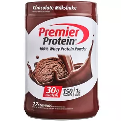 Premier Protein 100% Whey Powder - Chocolate Milkshake - 24.5oz