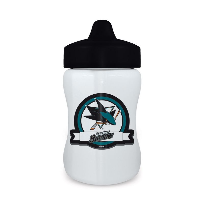 BabyFanatic Toddler and Baby Unisex 9 oz. Sippy Cup NHL San Jose Sharks, 1 of 5