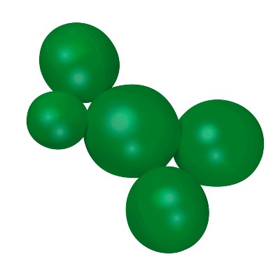 MINNIDIP Balloon Garland 5 Cluster in Green Satin