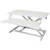 ORRD Adjustable Height Standing Laptop Desk with Keyboard Tray, Sit to Stand Workstation, Black - 3 of 4