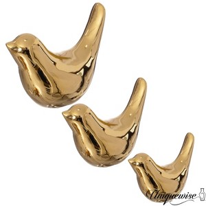 Uniquewise Bird Figurines Elegant Home Decor Pieces Countertop or Bookshelves Artistic Decorations & Collectible Knick-Knacks - 1 of 4