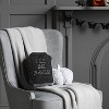 13"x9" 'I'll Be Back' Tombstone Novelty Shaped Throw Pillow Black - Hyde and EEK! Boutique™ - 2 of 4