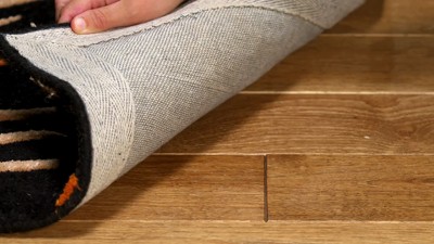 Soho 7'6" x 9'6" Black and Multicolor Wool Area Rug