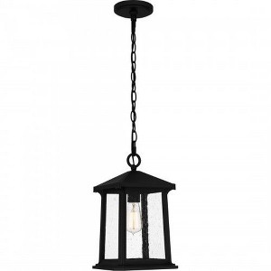 Quoizel Lighting Satterfield 1 - Light Pendant in  Matte Black - 1 of 4