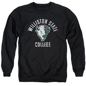 Williston State College Official Tetons Logo Adult Crewneck Sweatshirt - 1 of 4