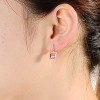 Guili Blush Glow Champagne Cubic Zirconia Earrings in a rose gold overlay, designed to bring a warm, elegant hue to any soft-toned look - 2 of 3