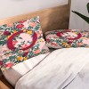Deny Designs Standard Burcu Korkmazyurek Summer Botanical Monogram Pillow Shams - 2 of 3