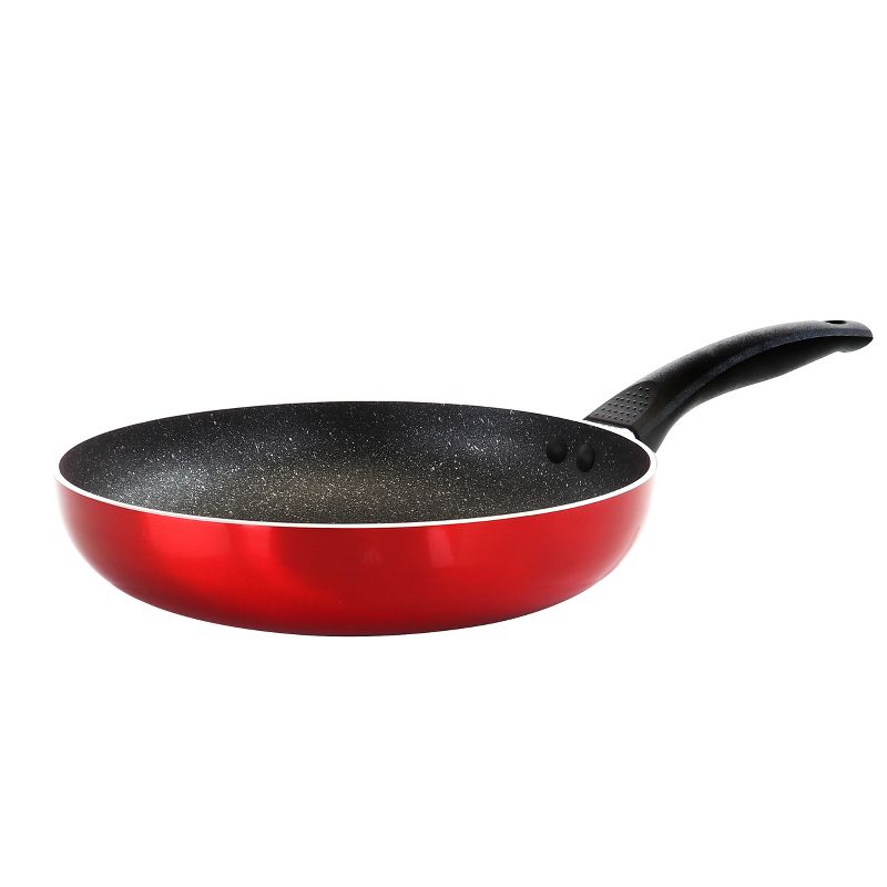 Oster Merrion 9.5 Inch Aluminum Frying Pan in Red, 5 of 6