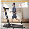 Probe Hues Walking Pad Under Desk Treadmill with Handle Bar, 300lbs Capacity - 2 of 3