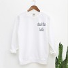 Simply Sage Market Embroidered Deck The Halls Bold Cursive Garment Dyed Sweatshirt - 3 of 4