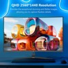 Z-EDGE UG32 32" 170Hz 2K Curved Gaming Monitor, QHD(2560x1440), Frameless LED Gaming Monitor, AMD Freesync, Display Port & HDMI - 4 of 4