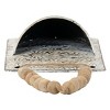 Rustic Antique White Metal Hanging Wall Storage Pocket - Foreside Home & Garden - 4 of 4