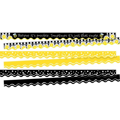 Barker Creek Double Sided Borders 3 x 35 Stripes Dots 12 Strips Per Pack  Set Of 3 Packs - Office Depot
